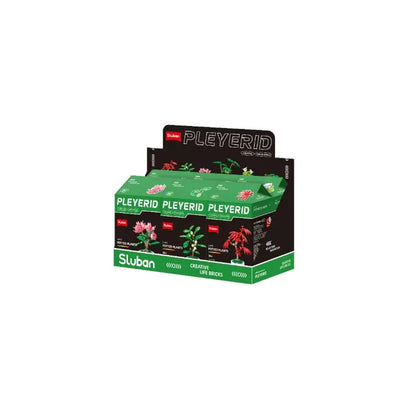 Sluban Potted Plants Bluerid – 6-in-1 Display Box