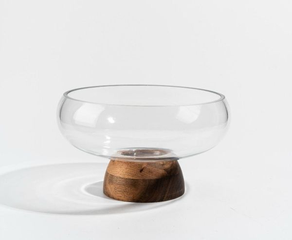 Velvet Glass Salad Bowl 13.5*23.5 cm