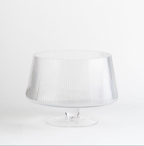 Velvet Cake Stand 17.5*24 cm with Golden Edge