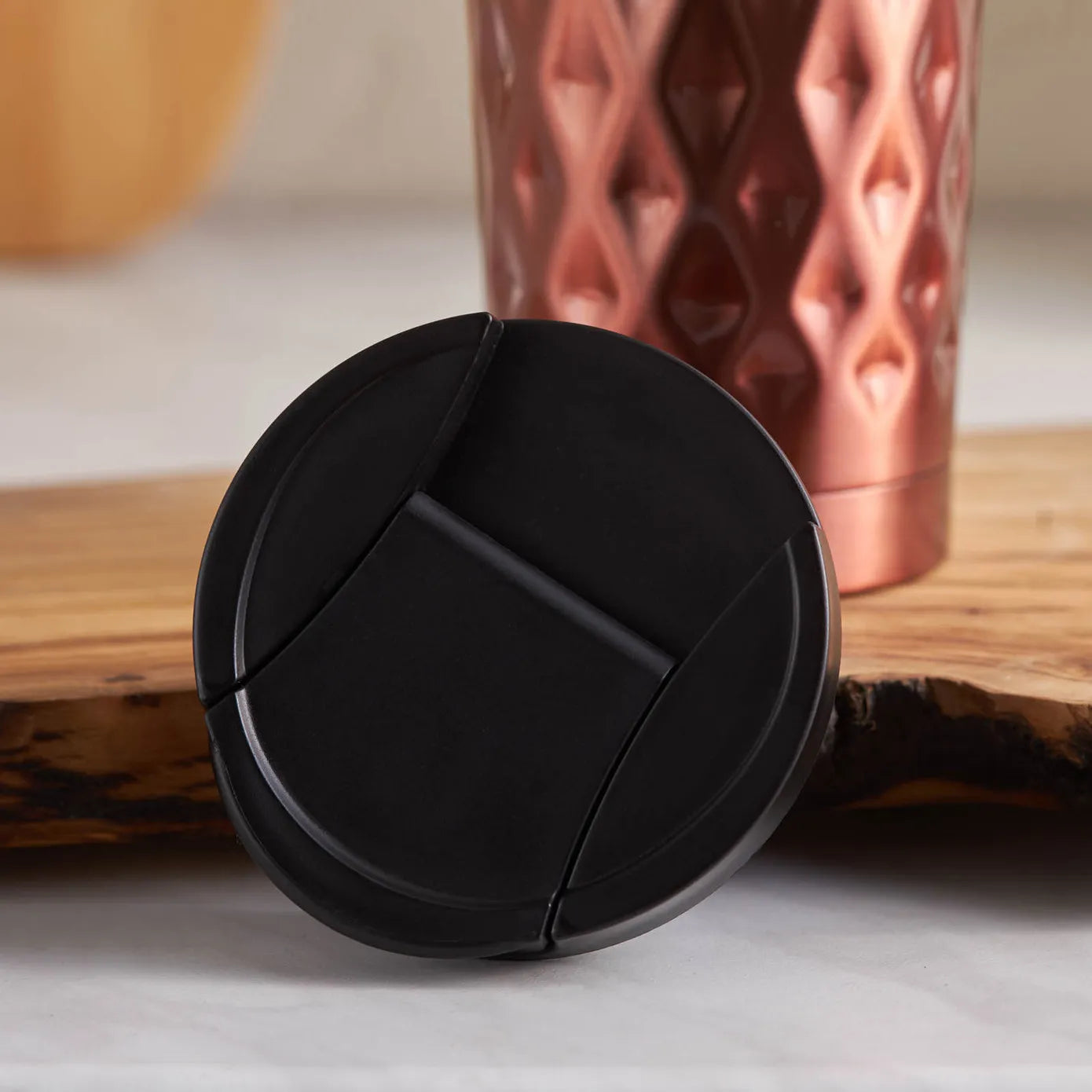 كاراجا Diamond Red ترمس نحاسي 350‑450 مل – أنيق ومحكم