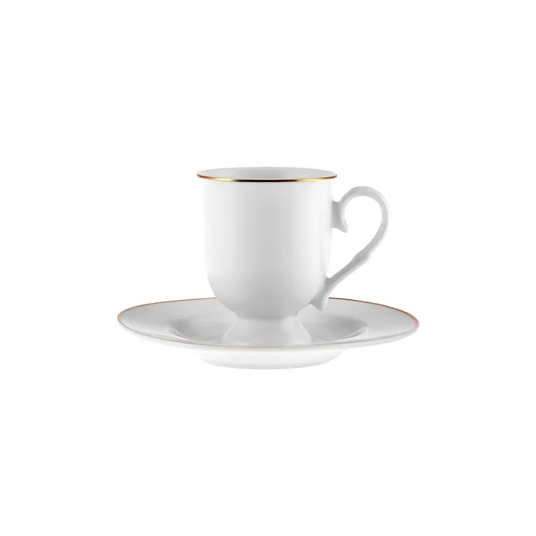 Karaca Alin 6-Person Coffee Cup Set, 85 ml