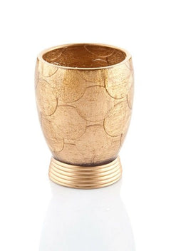 Primanova Circle Bathroom Tumbler – Gold Finish