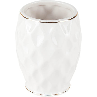 Primanova Zen Toothbrush Holder – White Ceramic