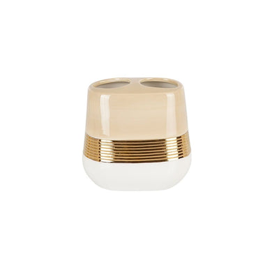 Primanova Lucas Toothbrush Holder - Ceramic - Beige