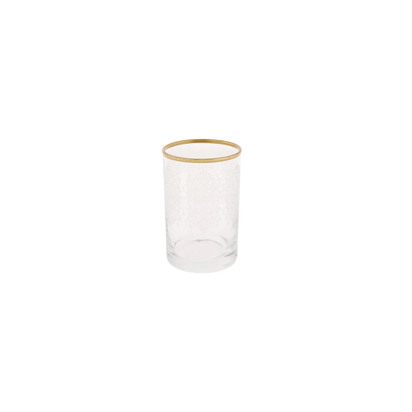 KARACA NIHAL 6-Piece Coffee Side Glass Set – Gold