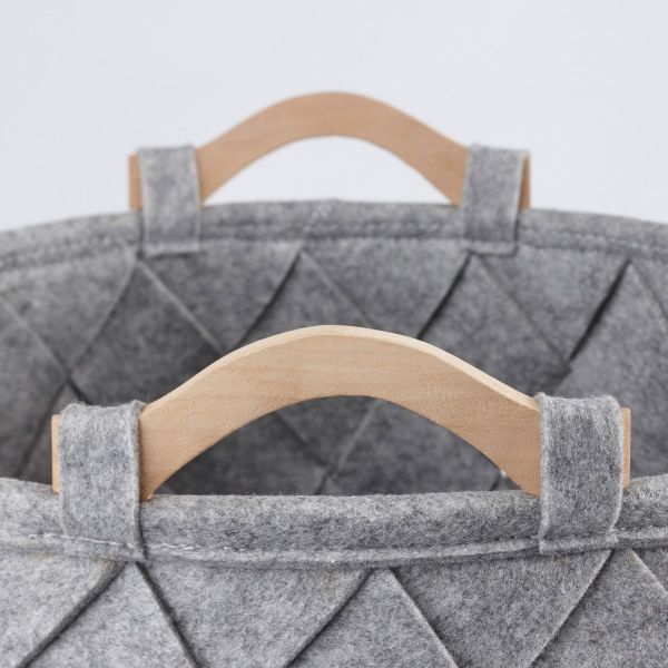 Aquanova Amy Storage Basket 7L – Stylish Grey Organizer
