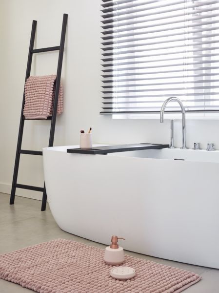 Aquanova Axel Bath Mat 60×100 cm – Light Pink Cotton