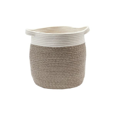 Aquanova Osman 30×30 cm Storage Basket – Beige & White