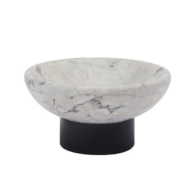 Aquanova Nero Soap Dish – White & Gray