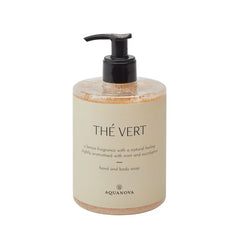 Aquanova Paris Liquid Soap – Hand & Body, Green Tea Scent