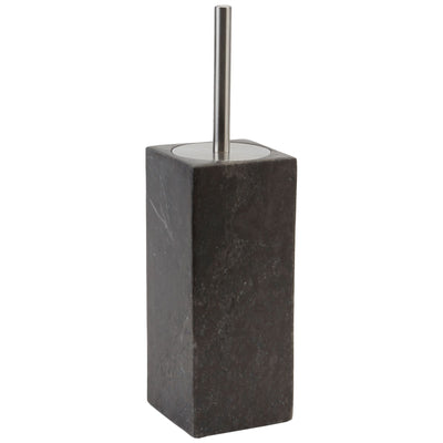 Aquanova Hammam Toilet Brush – Natural Stone & Stainless Steel – Dark Gray