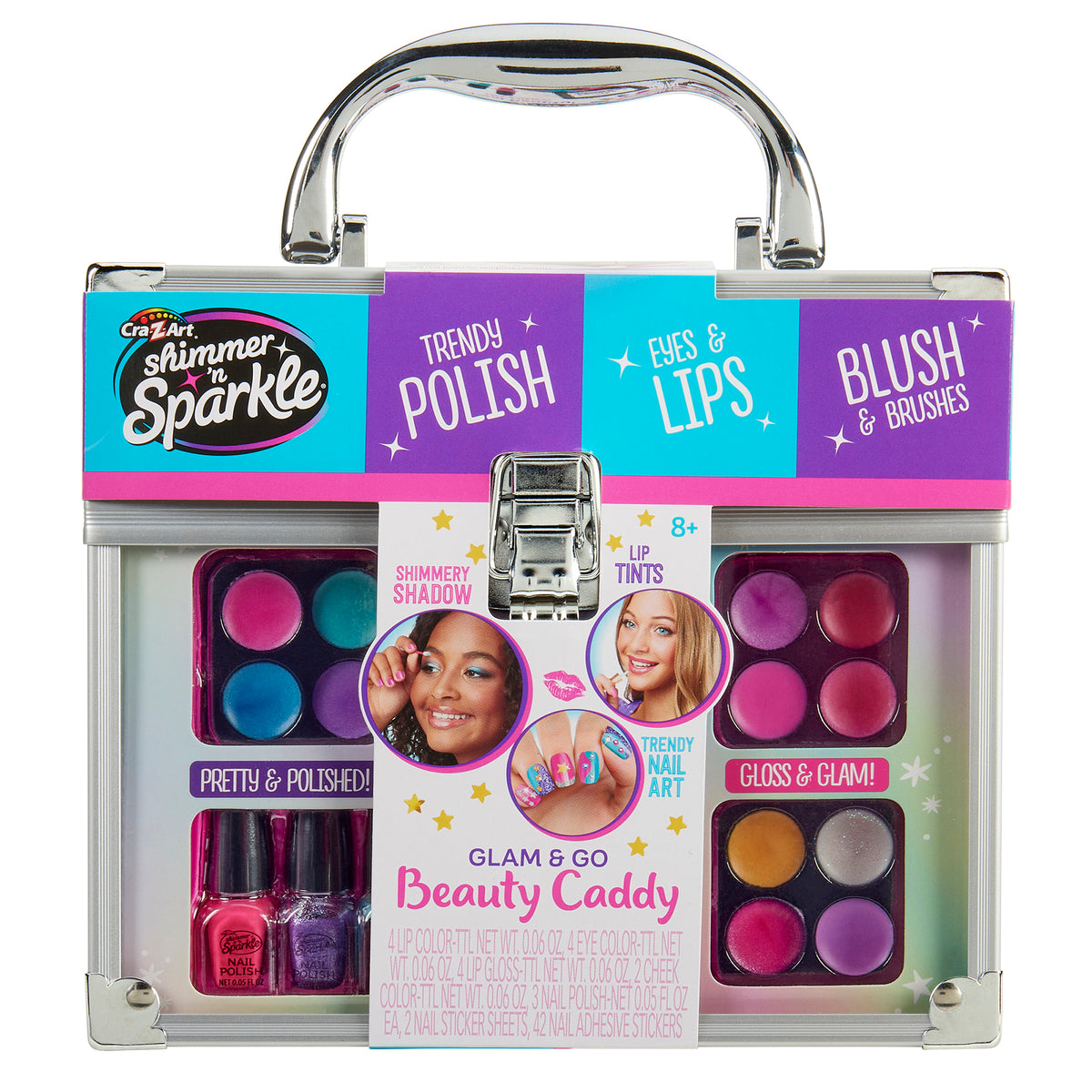 Shimmer n Sparkle All-In-One Make Up Caddy | Neon Craze Ultimate Beauty Party Kit