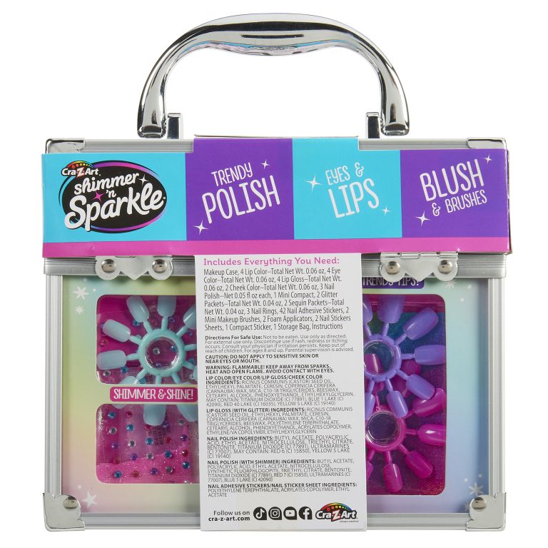 Shimmer n Sparkle All-In-One Make Up Caddy | Neon Craze Ultimate Beauty Party Kit