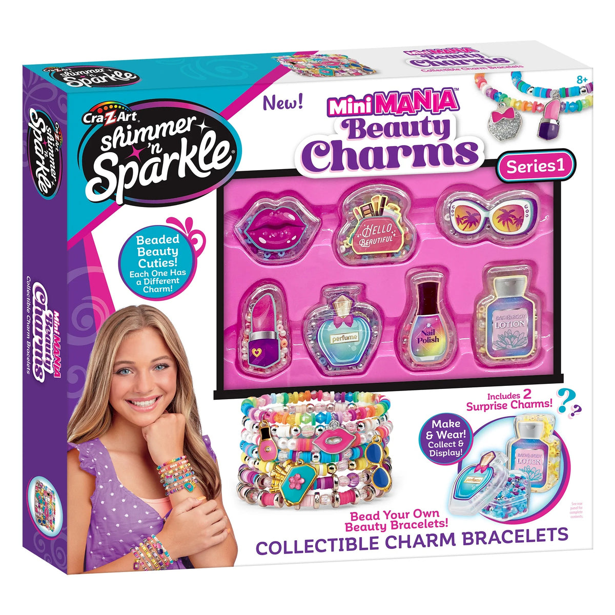 Shimmer N Sparkle – مجموعة صنع أساور وحليات صغيرة للأطفال