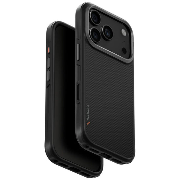 UNIQ HYBRID IPHONE 17 PRO MAGCLICK CHARGING KEVA - CARBON BLACK