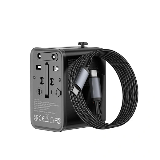 WiWU 75W Universal Plug Adapter Cable Combo Wi-UA015