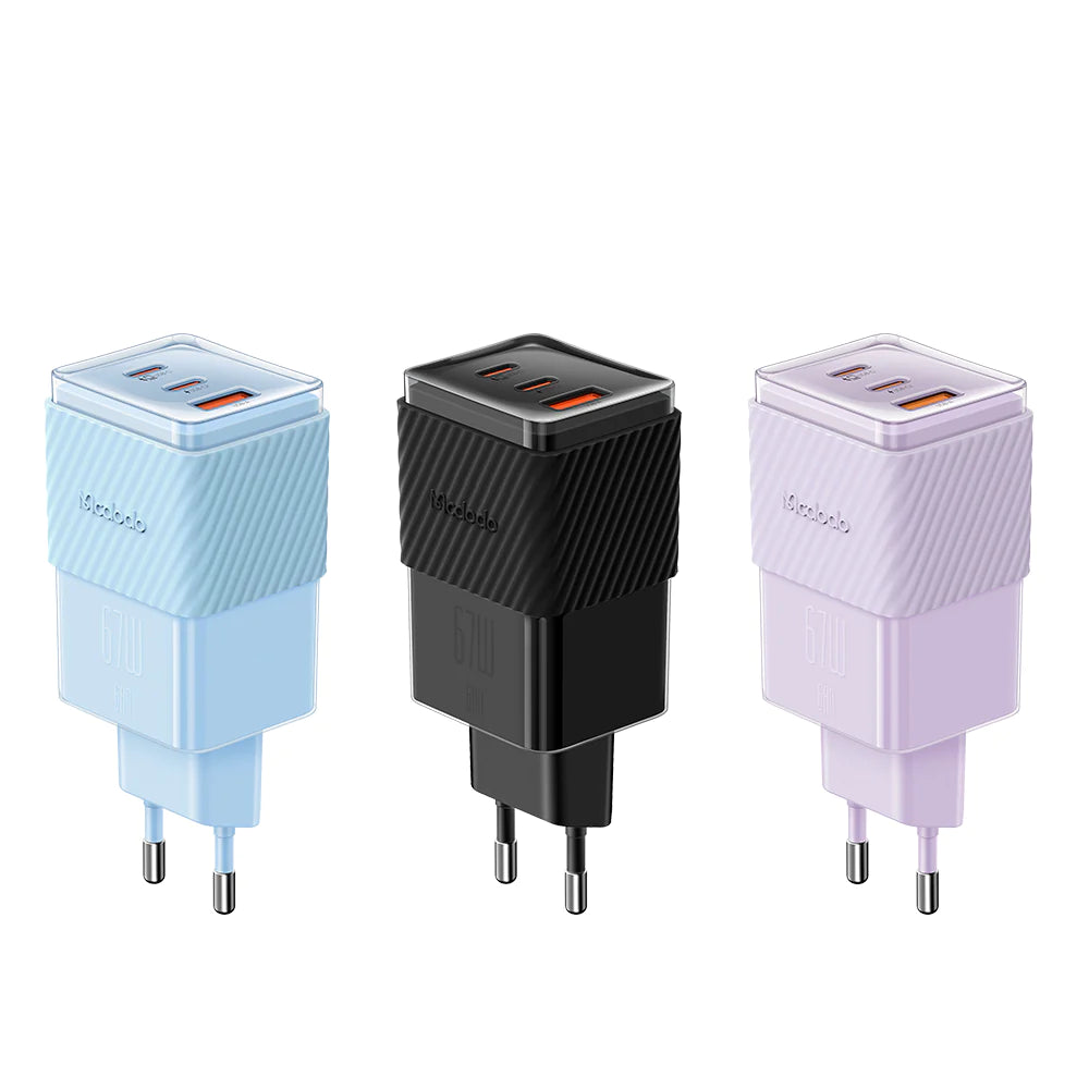 MCDODO Mini Fast Charger 67W with GaN Technology