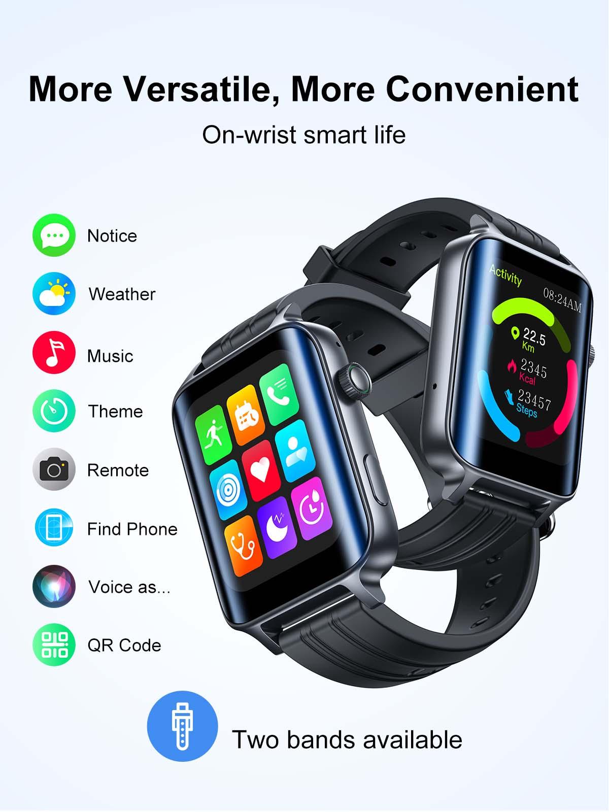 JoyRoom Smartwatch (Make/Answer Call) - Dark Gray