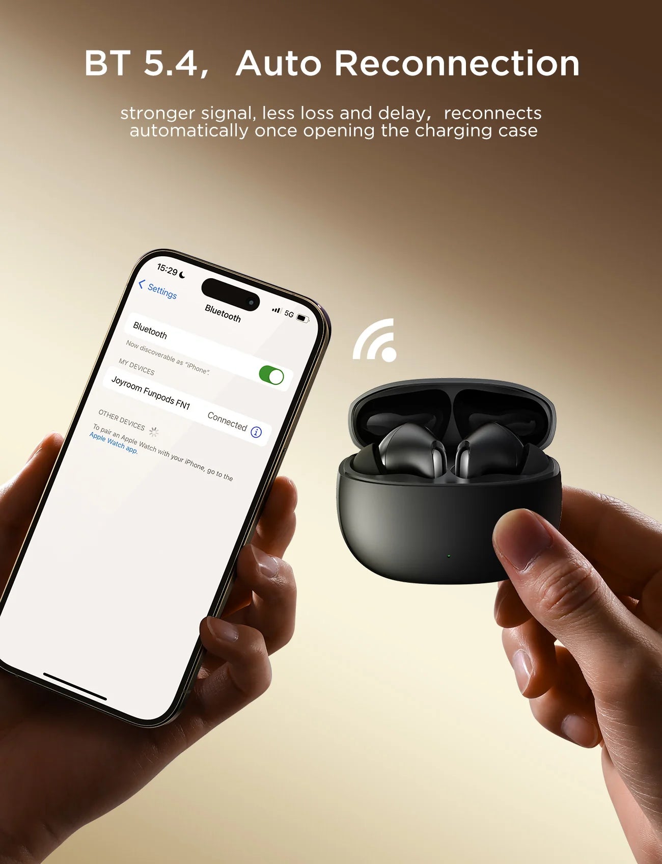 JOYROOM JR-FN1 ANC Earbuds | Wireless, 35h Battery, IP54