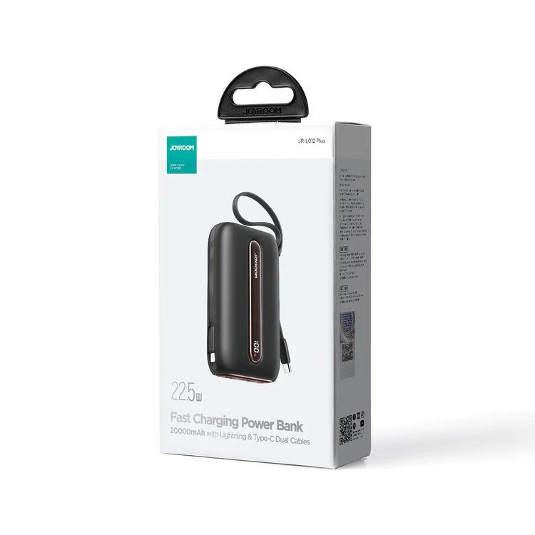 Joyroom 20000mAh 22.5W Mini Power Bank with Dual Cables