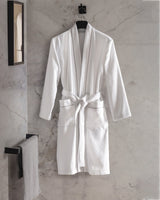 Madame Coco Piano Kimono Unisex Bathrobe – Soft Robe in White