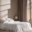 Magou Kıng Sıze Embroıdery Satın Duvet Cover Set - Madame Coco JO