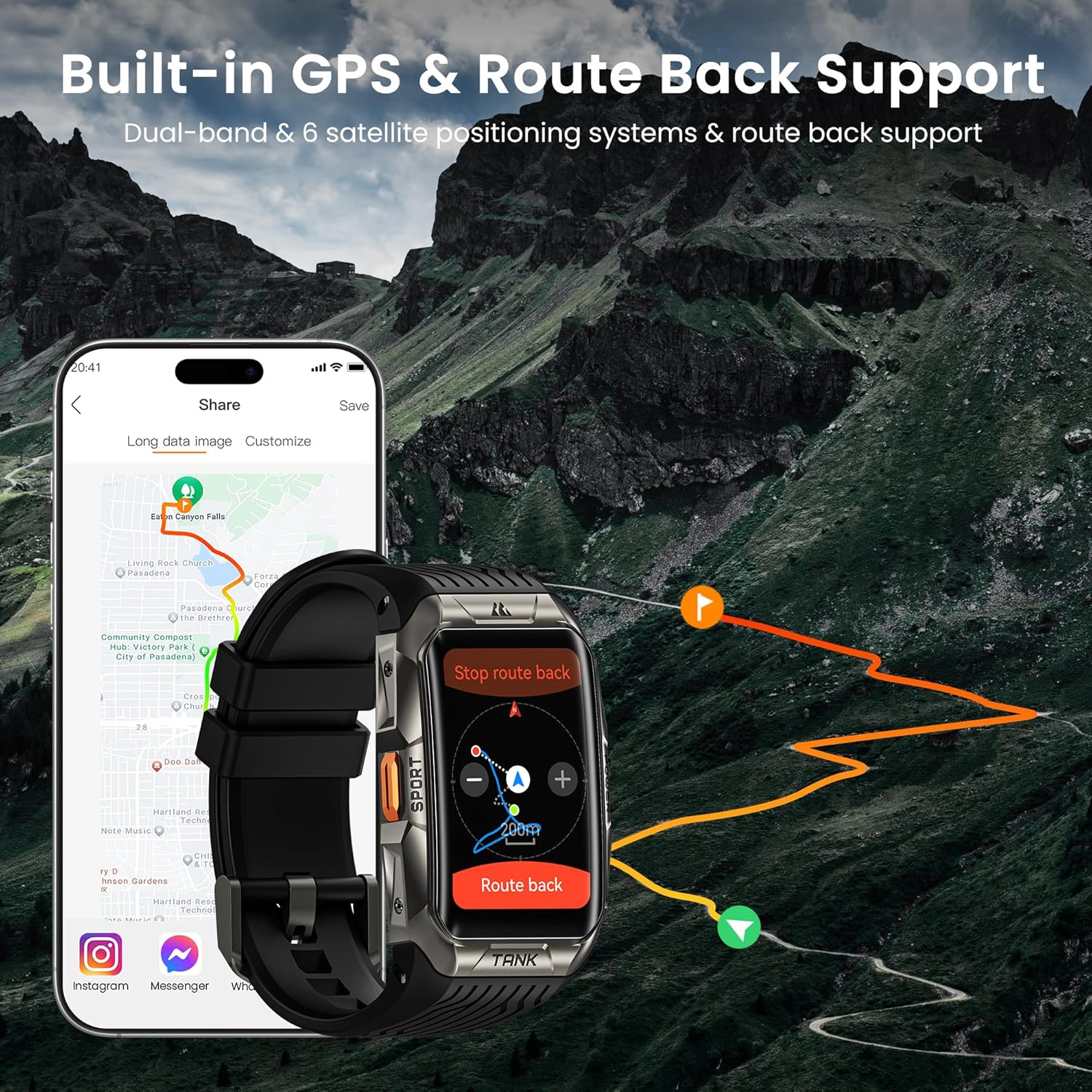 KOSPET TANK X2 ULTRA - Rugged Smartwatch with Advanced Features