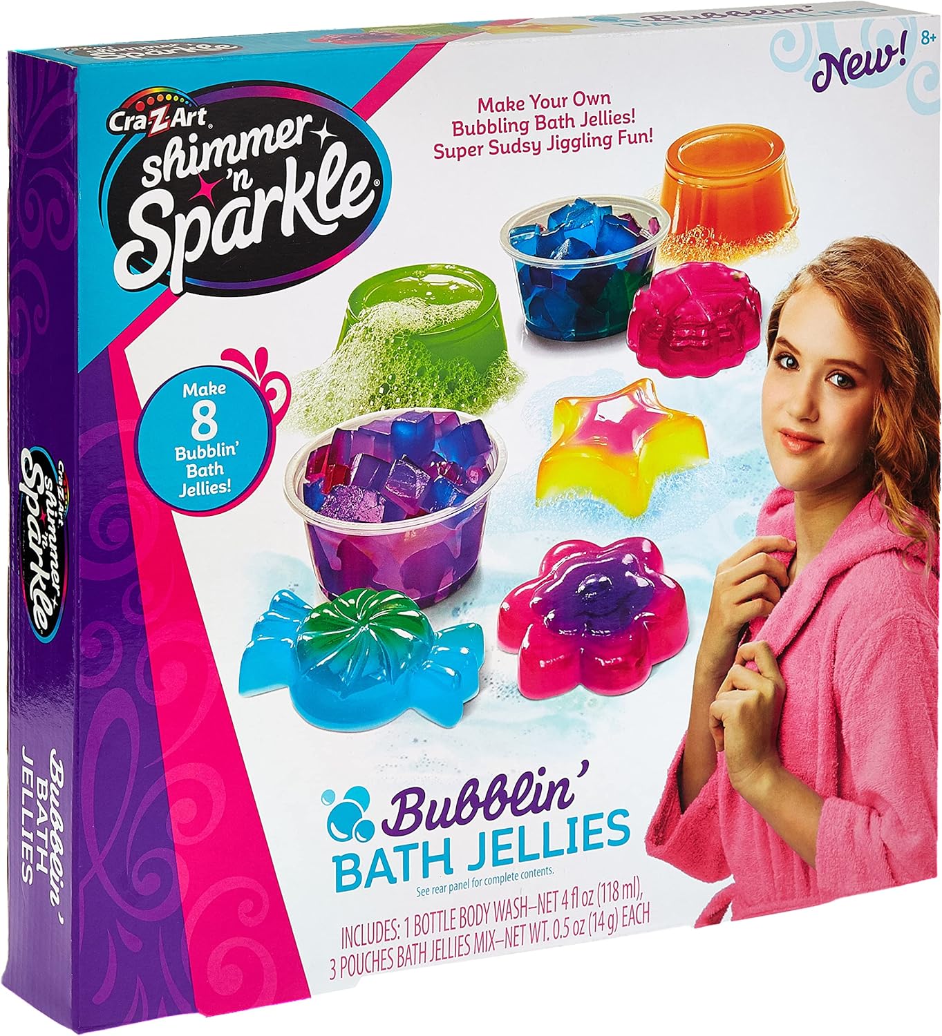 Make Your Own Bubblin Bath Geleez | Shimmer & Sparkle Kit