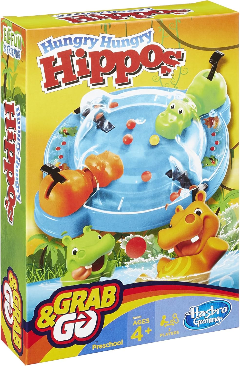 Hasbro Hungry Hungry Hippos Grab & Go Game