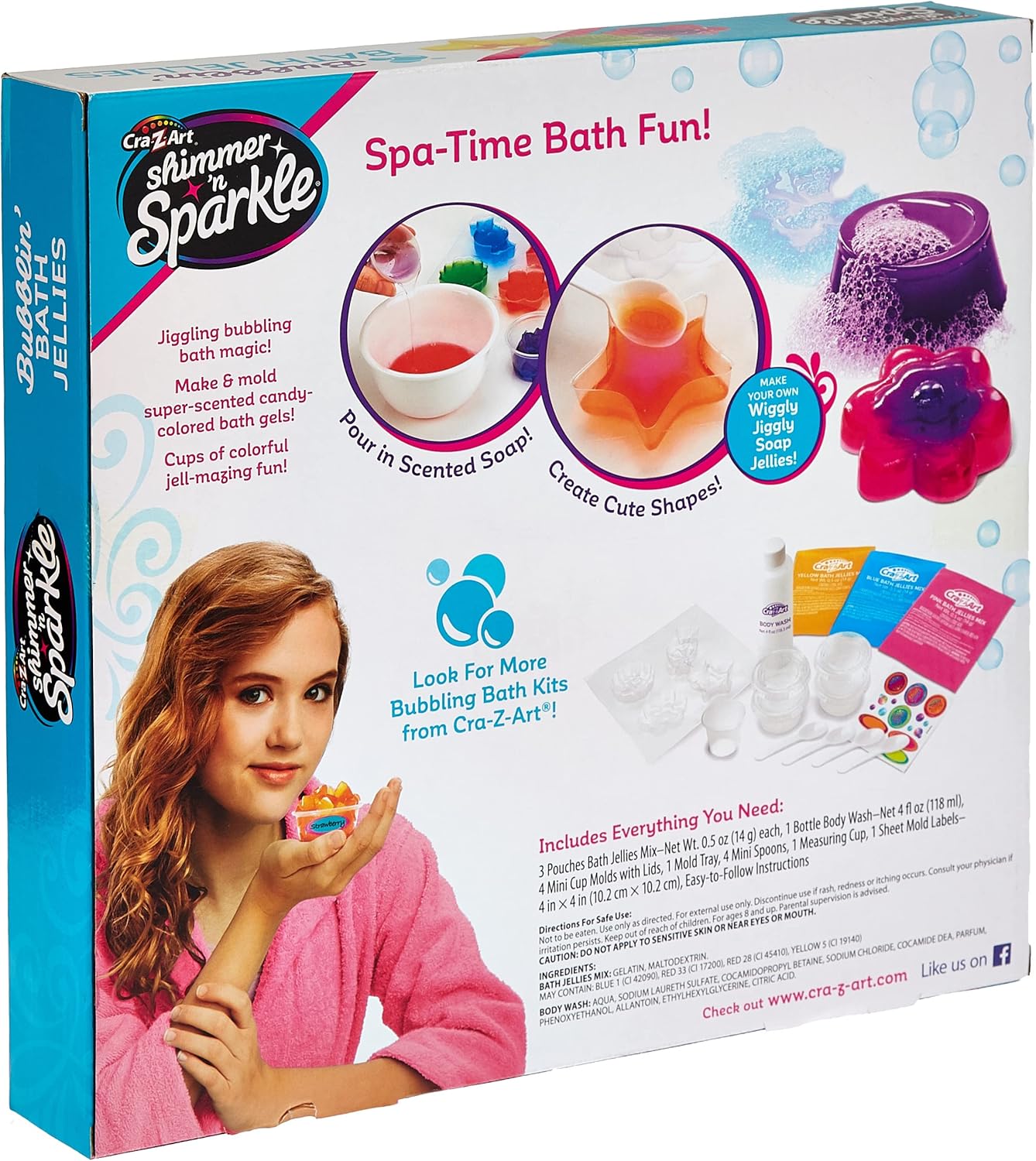 Make Your Own Bubblin Bath Geleez | Shimmer & Sparkle Kit