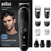 Braun 10-in-1 Men's Grooming Kit ,Beard Trimmer, Nose & Ear Trimmer - Black
