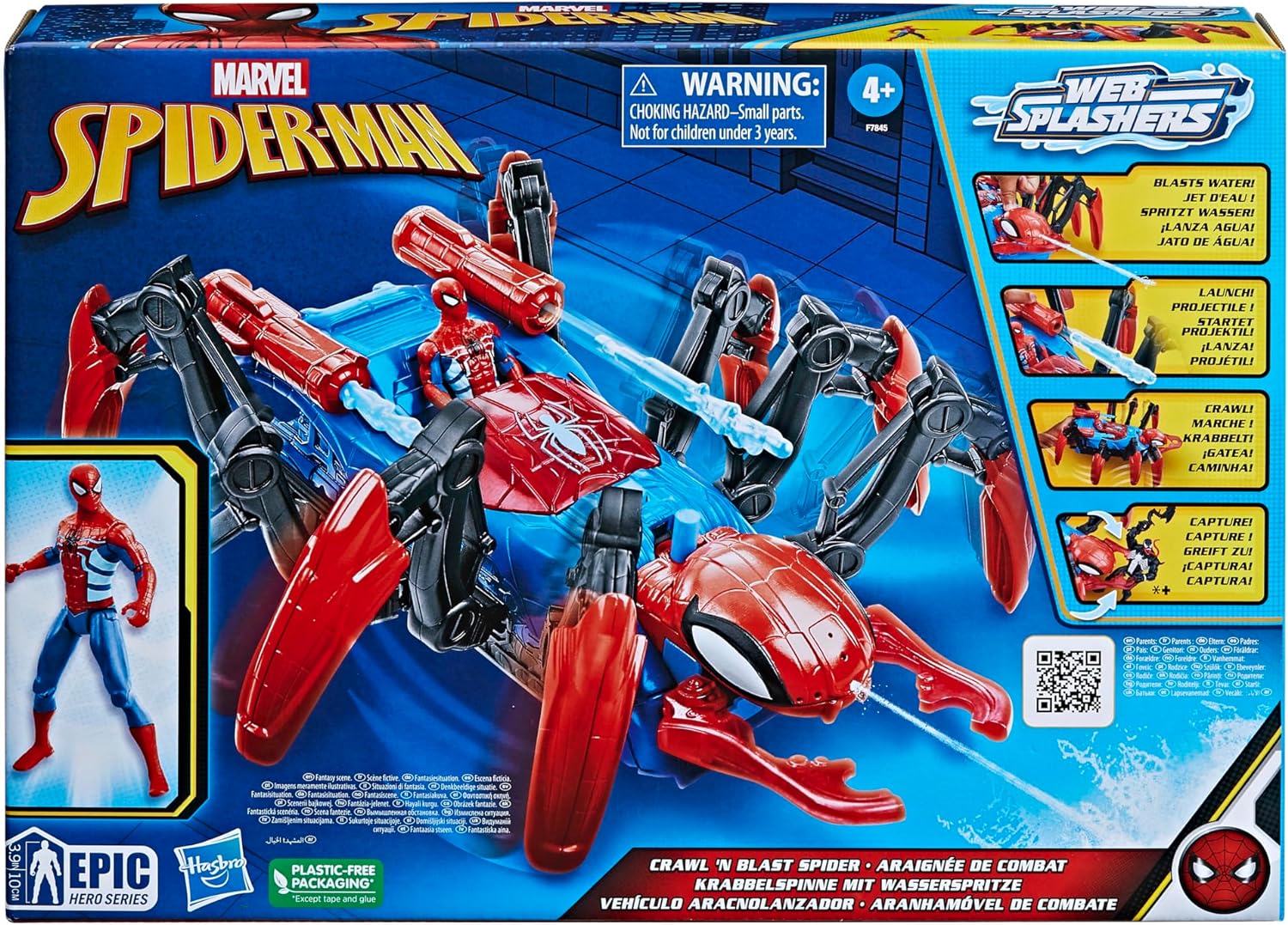 Hasbro Spd Crawl N Blast Spider