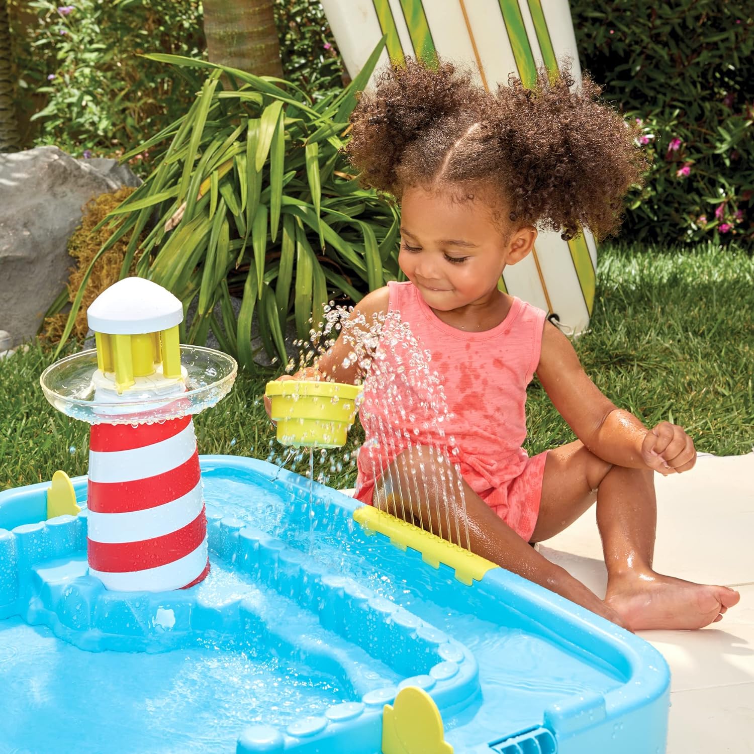 Little Tikes Splash Beach Water Table Splash Pad for Kids, Boys, Girls Ages 2+ Years