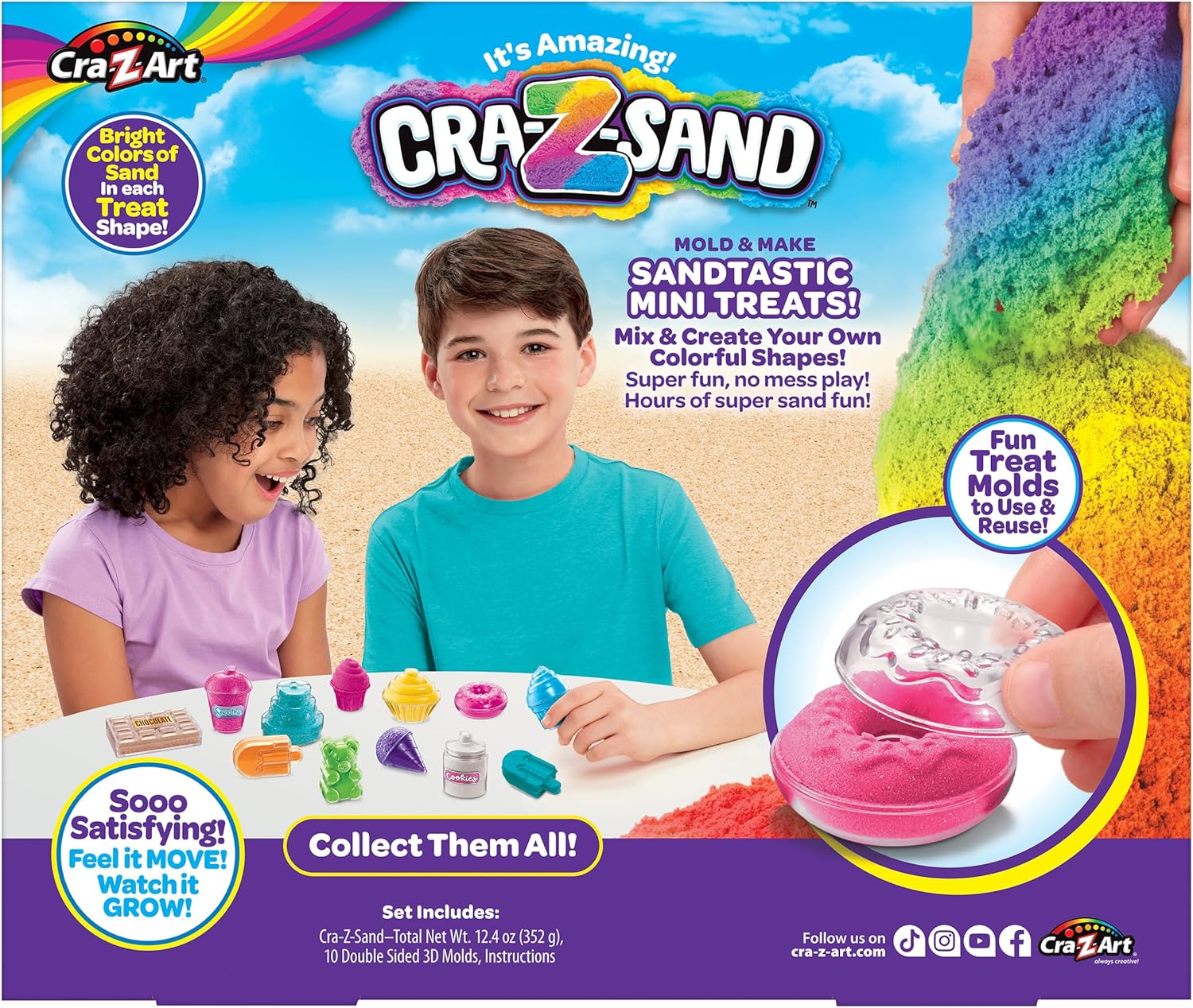 Cra-Z-Sand Mini Mania Sand - Compact and Creative Fun