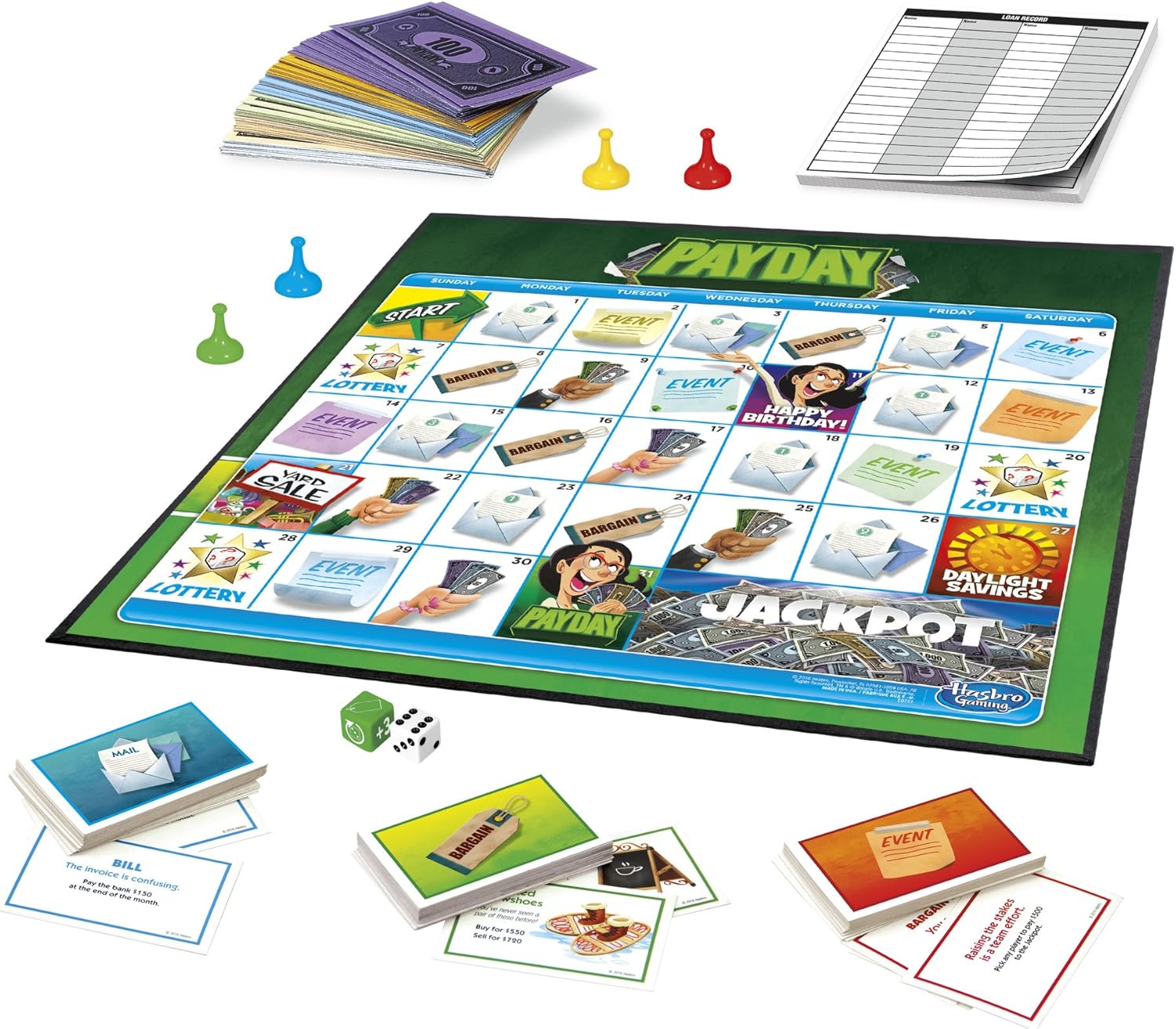 Hasbro Monopoly Pay Day Game