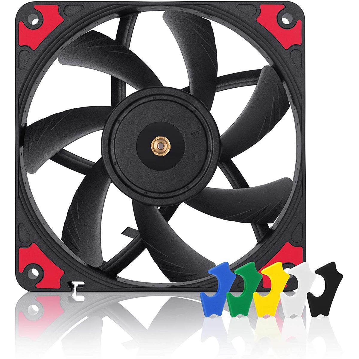 Noctua NF-A20 PWM chromax.Black.swap, Premium Quiet Fan, 4-Pin (200x30mm, Black)