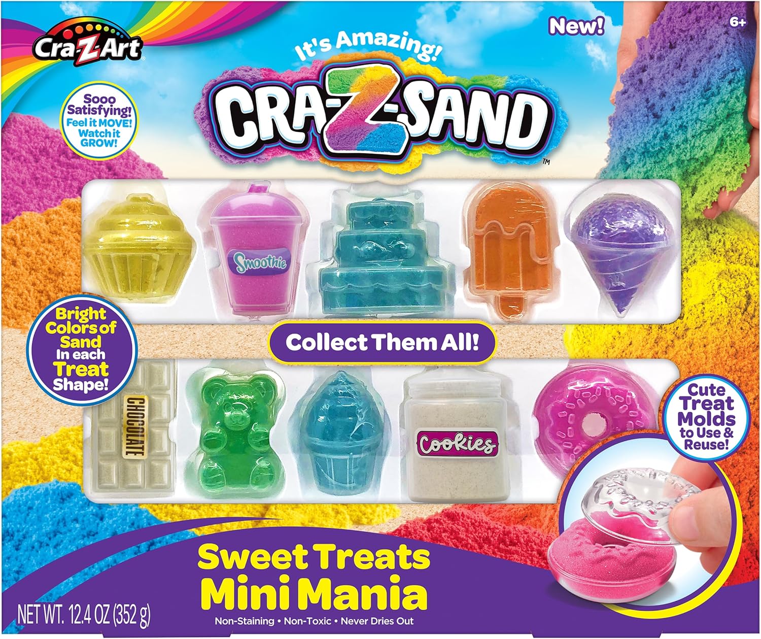 Cra-Z-Sand Mini Mania Sand - Compact and Creative Fun