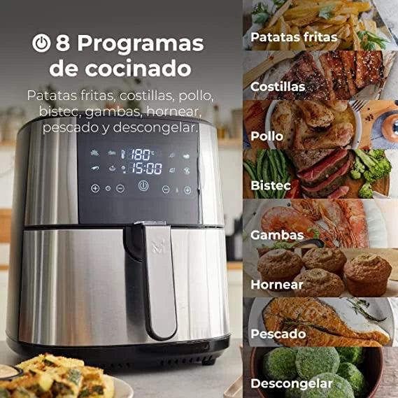 B NATIONAL Digital air fryer with a capacity of 9.2 liters