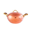 KARACA Mesopotamia Copper Shallow Casserole with Lid, 20cm