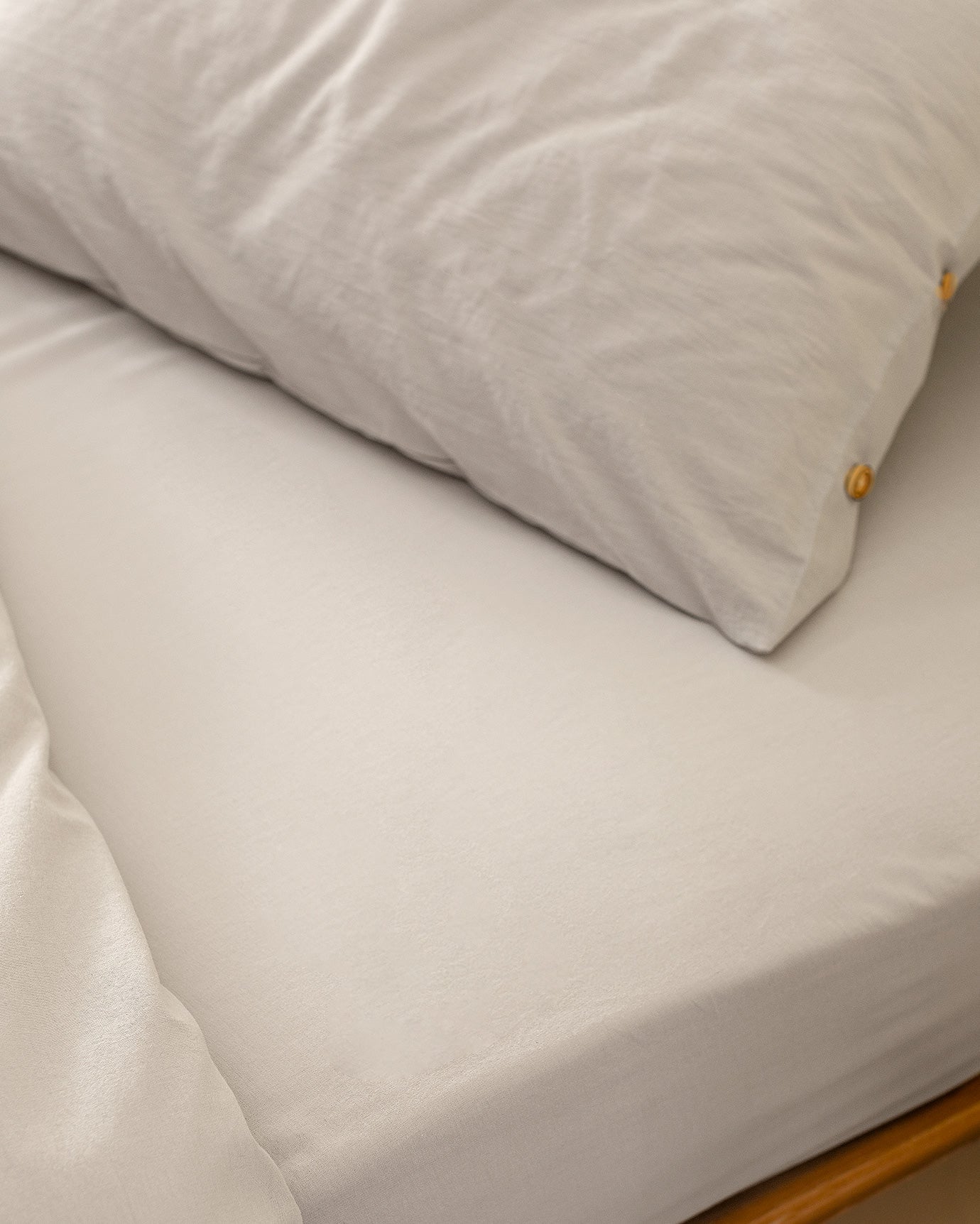 Carla Single Size Fitted Washed  Duvet Cover Set - Madame Coco JO