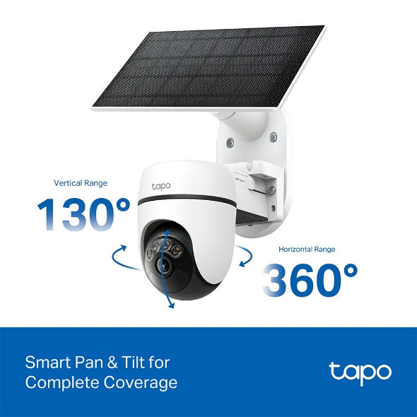 Tapo C610 KIT — Camera with Solar Panel Mounted