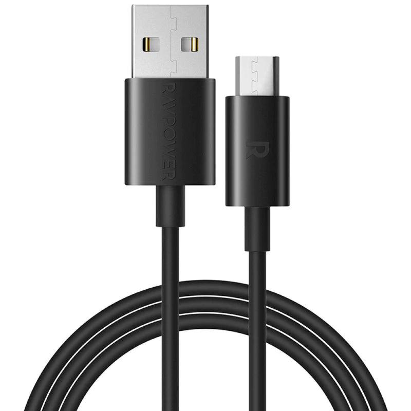 RAVPower USB Type A to Micro Cable 1m TPE - Black