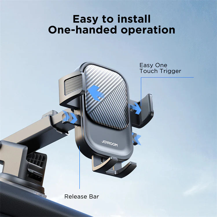 JOYROOM JR OK6 Adjustable Car Phone Mount Holder - Black