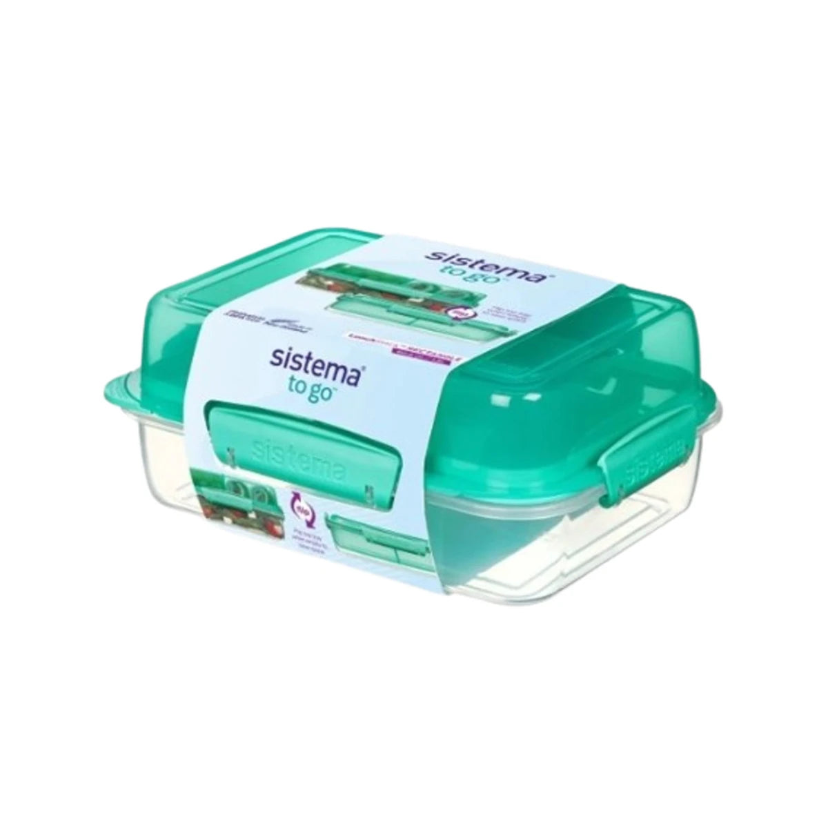 Sistema Lunch Stack Box Turquoise
