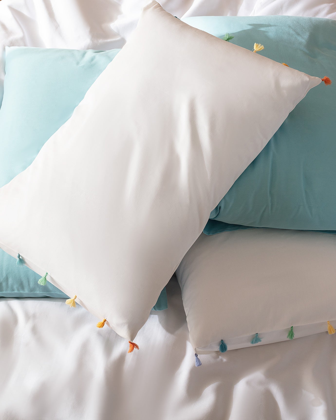 Pin Double Size Satin Duvet Cover Set - Madame Coco JO