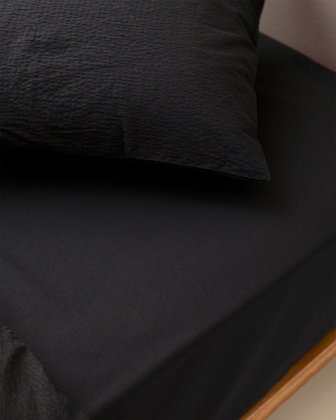 Linda Single Size Duvet Cover Set-washed Seersucker - Madame Coco JO