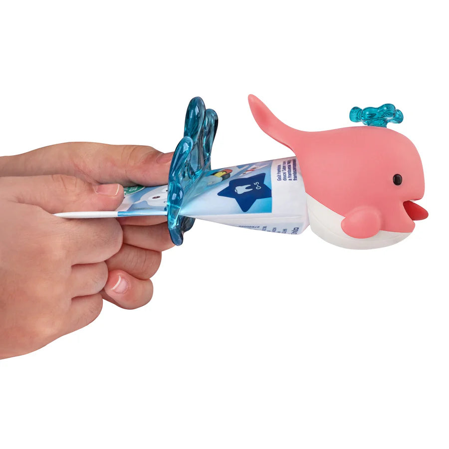 Flipper Squirter Whale Toothpaste Dispenser (Pink)