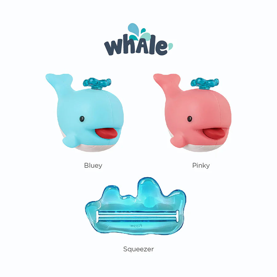 Flipper Squirter Whale Toothpaste Dispenser (Pink)