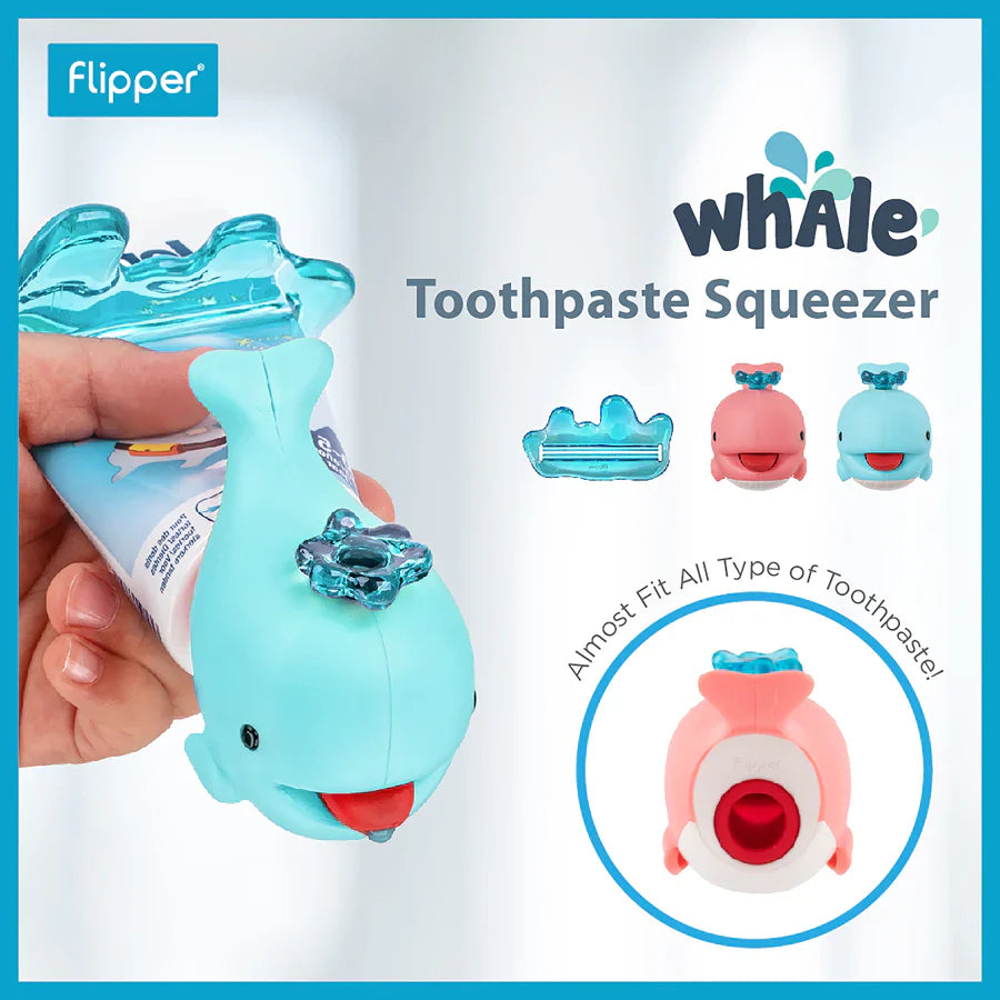 Flipper Squirter Whale Toothpaste Dispenser (Pink)