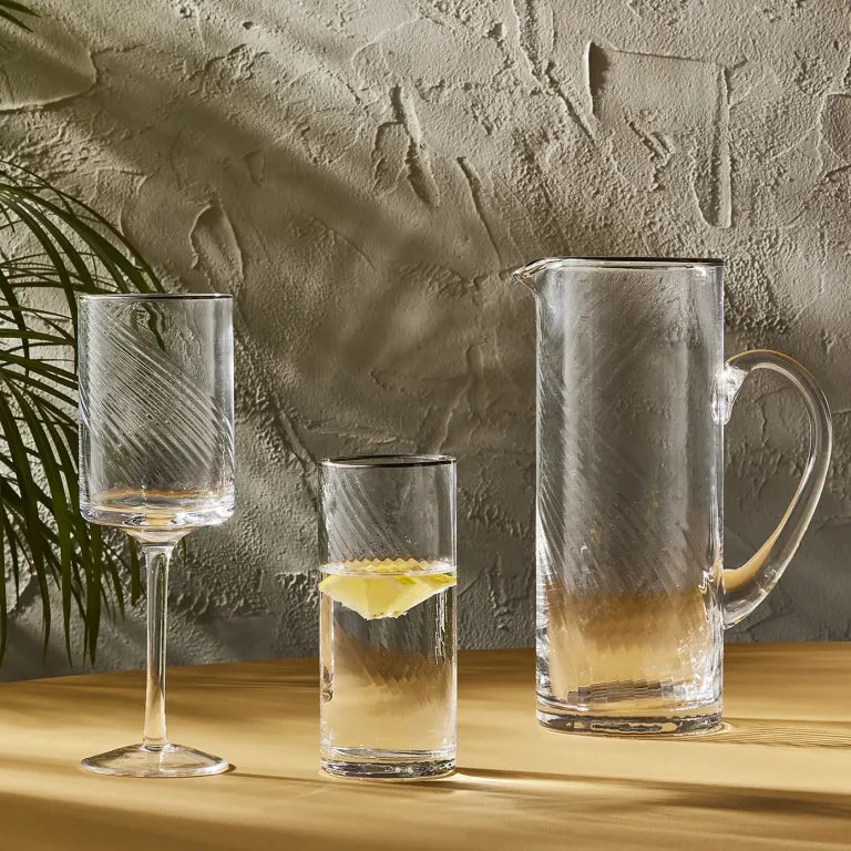 KARACA ARES 25-Piece Platinum Glass Set – Classic Luxury